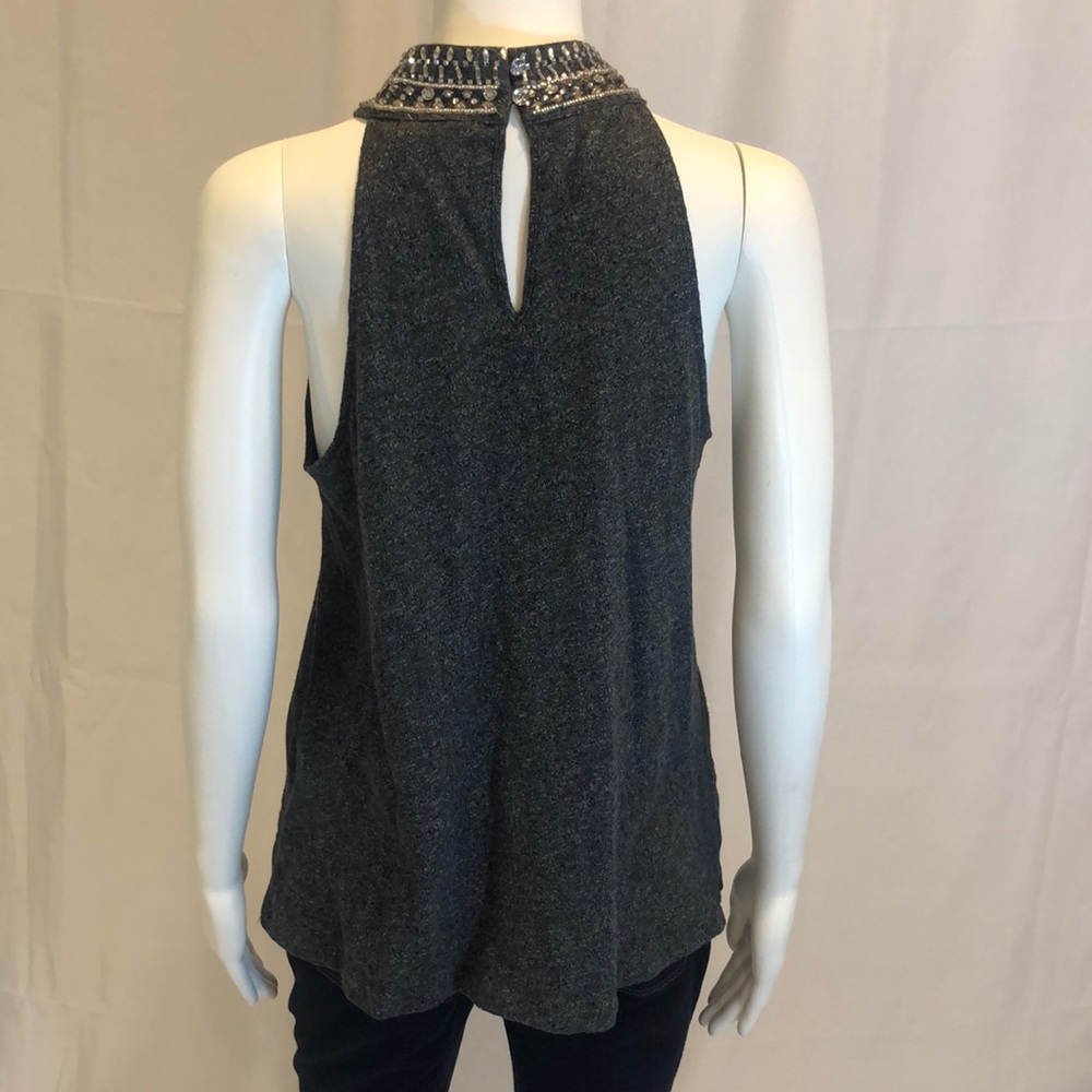 Anthropologie Beaded Vanessa Virginia High Neck Tank - Picture 4 of 4